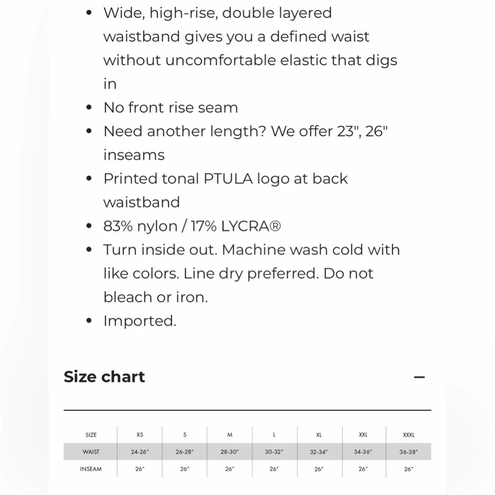 P’tula FEATHERTECH Classic Legging - Redwood: 26” - Picture 5 of 7